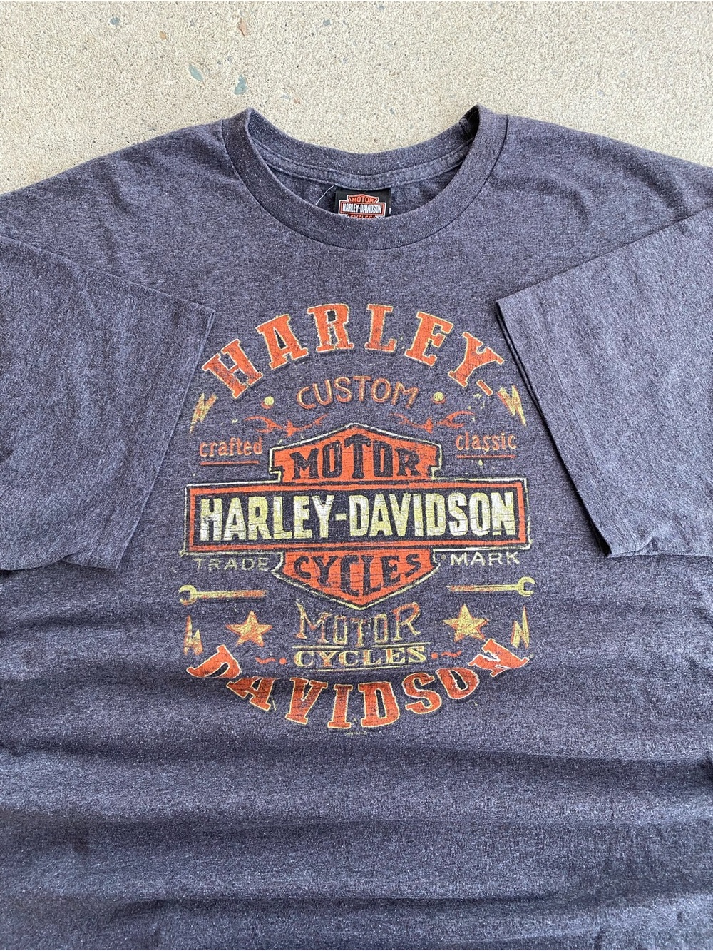 Retro Harley Davidson Biker Tee Shirt